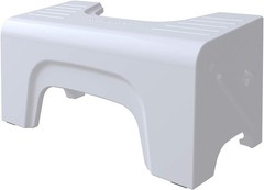 Squatty Potty Fold N Stow Compact Foldable Toilet Stool White 8 1 Lb