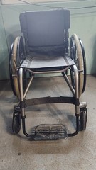 TIlite TRA Titanium wheelchair . 16″ wide x 16″ deep seat.