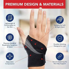 Adjustable Wrist Brace Support Wrap for Carpal Tunnel