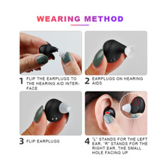 Hearing Aid Invisible Digital In-Ear Enhancer Sound Voice Amplifier Rechargeable