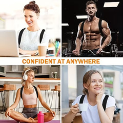 Posture Corrector Support Back Shoulder Brace Belt Adjustable For Men Women USA