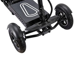 Collapsible 25 MIL Range Mobility Travel Scooter with 20″ Detachable Large Seat