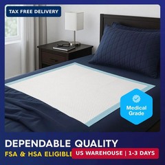 50 x PULP Incontinence Underpads 36″ x 36″ | XXXL Bed Pads Disposable Adult | Su