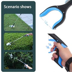 Pick up stick with strong grip and magnetic components for elderly care