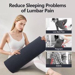 Soft Lumbar Pillow – Memory Foam Back Support Cushion for Lower Back Pain Relief