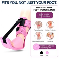 Plantar Fasciitis Night Splint SBR Arch Massage Nodes Dorsiflexion Brace unisex
