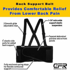 Lower Back Brace Lumbar Support Waist Belt for Men Women Pain Relief Adjustable