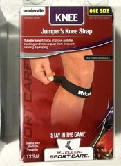 2 Mueller Sports Care Jumper’s Knee Strap, NEW Basketball, Runners, Patellar