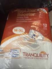 TopLiner Disposable Absorbent Booster Contour Pads for Bowel Incontinence -Bag