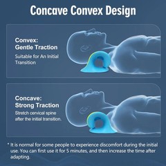Cervical Neck Pillow stretcher Traction Device Brace Support Pain Relief Massage