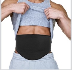 Ostomy Support Belt Black For Colostomy ileostomy bag Unisex- Size S M L XL 2XL