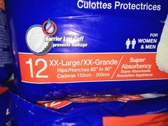 2X LivDry Overnight Protective Underwear XX-Large For Women & Men 12 Count