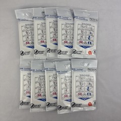 GOJO PROVON BD SureStep Post Insertion Foley Care Wipes DFC100, 10 Packs of 5 ea