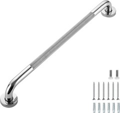 2 Pack 24-Inch Anti Slip Shower Handles 1″ diameter Stainless Steel