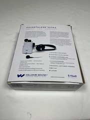 Williams Sound Pocketalker Ultra Personal Sound Amplifier PKT-D1 EH