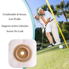Convatec 125265 Sur-fit Natura Stomahesive Flexible Skin Barrier 5″ X Tan
