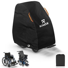 KNOX Universal Wheelchair Cover, 600D Waterproof & Dustproof, 39″ x 30″ x 39″