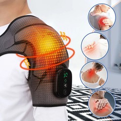 Electric Heating Shoulder Massage Belt Back Shoulder Brace Shoulder Support Adju