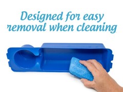 Extra-Thick Walker Basket Clear Plastic Insert/Tray/Cup Holder – All Colors