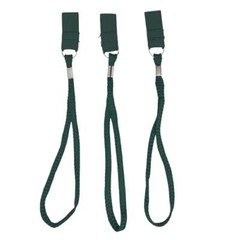 Replacement Stretchable Elastic Wrist Straps for Walking Canes, 5 pack Green