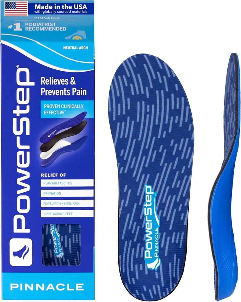 PowerStep Original Insole Full Length Orthotic Arch Supports-FSA HSA eligible