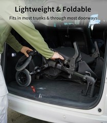 Z51 Rollator Walkers with Seat Black