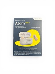Audien ATOM PRO 2 Wireless Rechargeable OTC Hearing Aid New Sealed