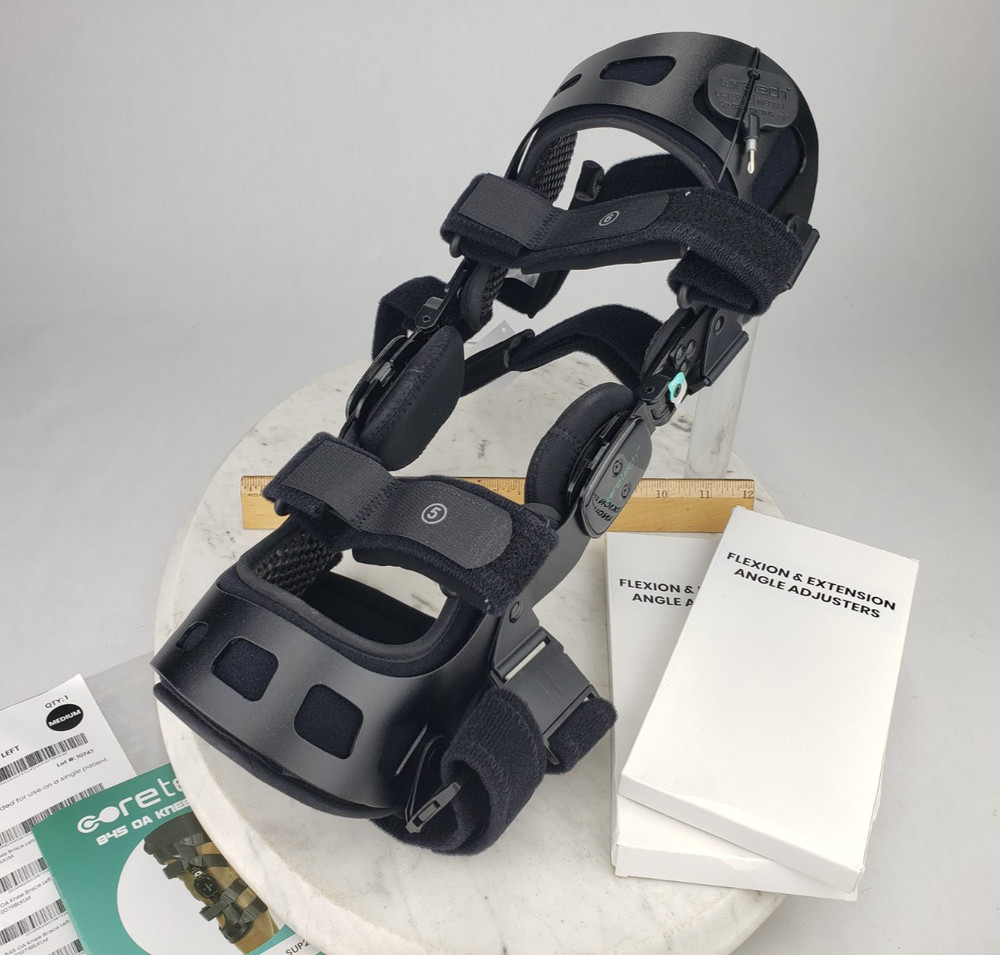 Coretech Dual 845 OA Knee Brace – Medium Left SUP2079BLKLM Comfortable