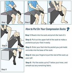 10 Pairs Copper Compression Socks 20-30mmHg Graduated Support Mens Womens S-XXL