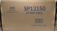(QTY 150) Secure Personal Care Underpads 23″ X 36″ SP13150 15 packs of 10