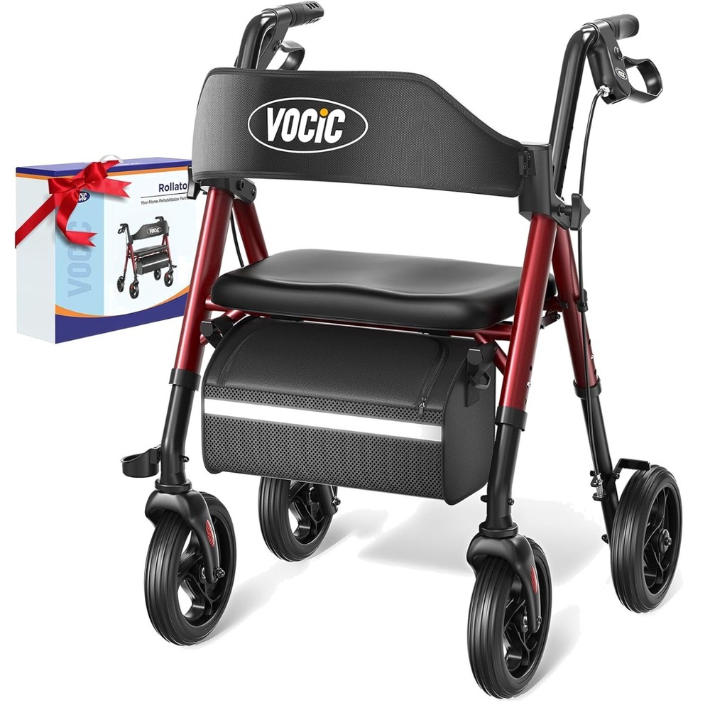 Walkers for Seniors, Z21 Rollator Walker with Seat