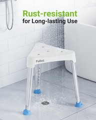 Space-Saving Triangular Shower Chair for Inside Shower, FSA/HSA Eligible 400 …
