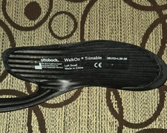 Otto Bock WalkOn Trimable Left Small 28U23=L36-39 Orthosis Brace Carbon