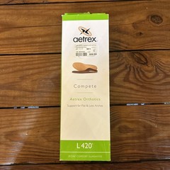 NEW Aetrex L420 Compete Orthotic Insoles Flat Low Arches size Men 11 M11