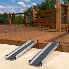 Silver Spring Track Ramp, 3′-5′ Portable Adjustable Wheelchair Ramp (Open Box)