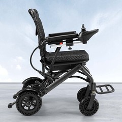 Intelligent Lightweight Foldable Electric Power Wheelchair 330lb All Terrain FDA