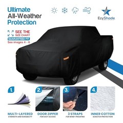 10-Layer Truck Cover Waterproof All Weather. T6 – see Vehicle Size Chart Black