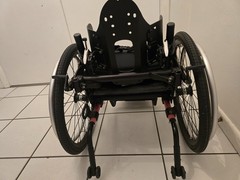 Tilite Pilot Pink Permobil Wheelchair Missing Back Handles & Cushion