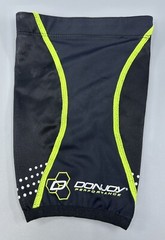 DonJoy Performance Knee Brace Short Undersleeve Size Small Black Slime Green