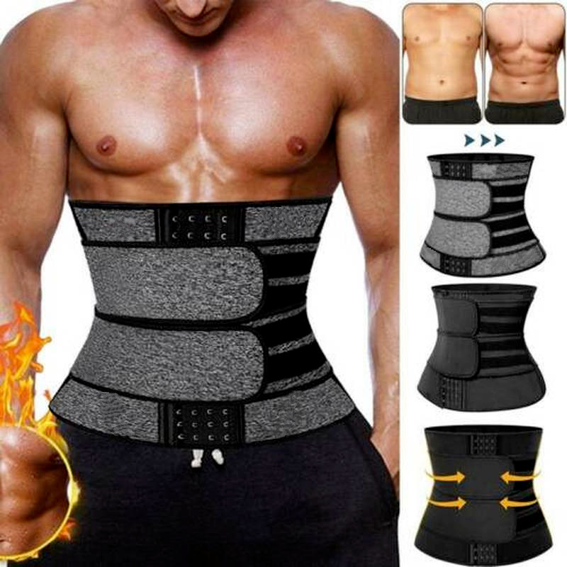 Women Waist Trainer Sauna Neoprene Sweat Belt Tummy Control Gym Yoga Body Shaper