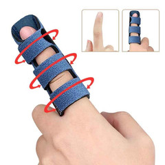 2PCS Finger Splint Support Brace customizable Finger Fix Strap Pain Relief Guard
