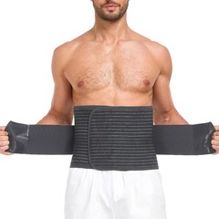 DOREIPA Abdominal Binder for Men and Women – Post Surgery & Large, Black