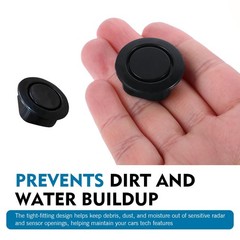 10 PCS Parking Sensor Radar Hole Plugs Waterproof Bumper Covers 25-26mm Backup