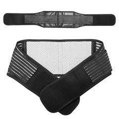 Magnetic Self Heating Back Support Brace Lumbar Orthotics Waist Belt Pain Relief