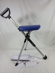 STEP2GOLD Ta-Da Chair Series 2- Portable Walking Stick Cane Seat, Foldable 34.2″
