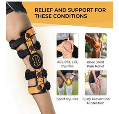 S21- Z1 K2 Knee Brace for ACL Ligament Sports Injuries Knee Pain for Men & Women