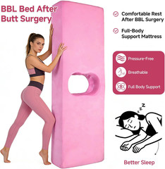 BBL Bed after Surgery for Sleeping with Oversized Peach-Shaped Hole, Brazilian B