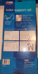 Carex Health Brands Toilet Support Rail B36800