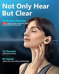 Digital Hearing Aids Noise Cancelling 16 Channel Severe Loss Sound Amplifier ITE