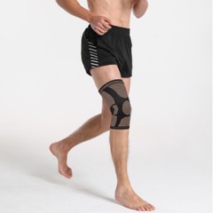 Knee Support Copper Infused Leg Brace Magnetic Compression Sleeve Joint Pain DA